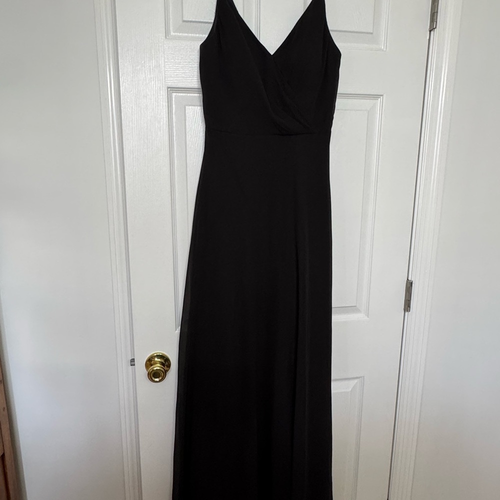 After Six Black V-Neck Maxi Dress